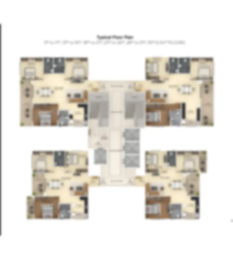 regency group 2 BHK Floor Plan